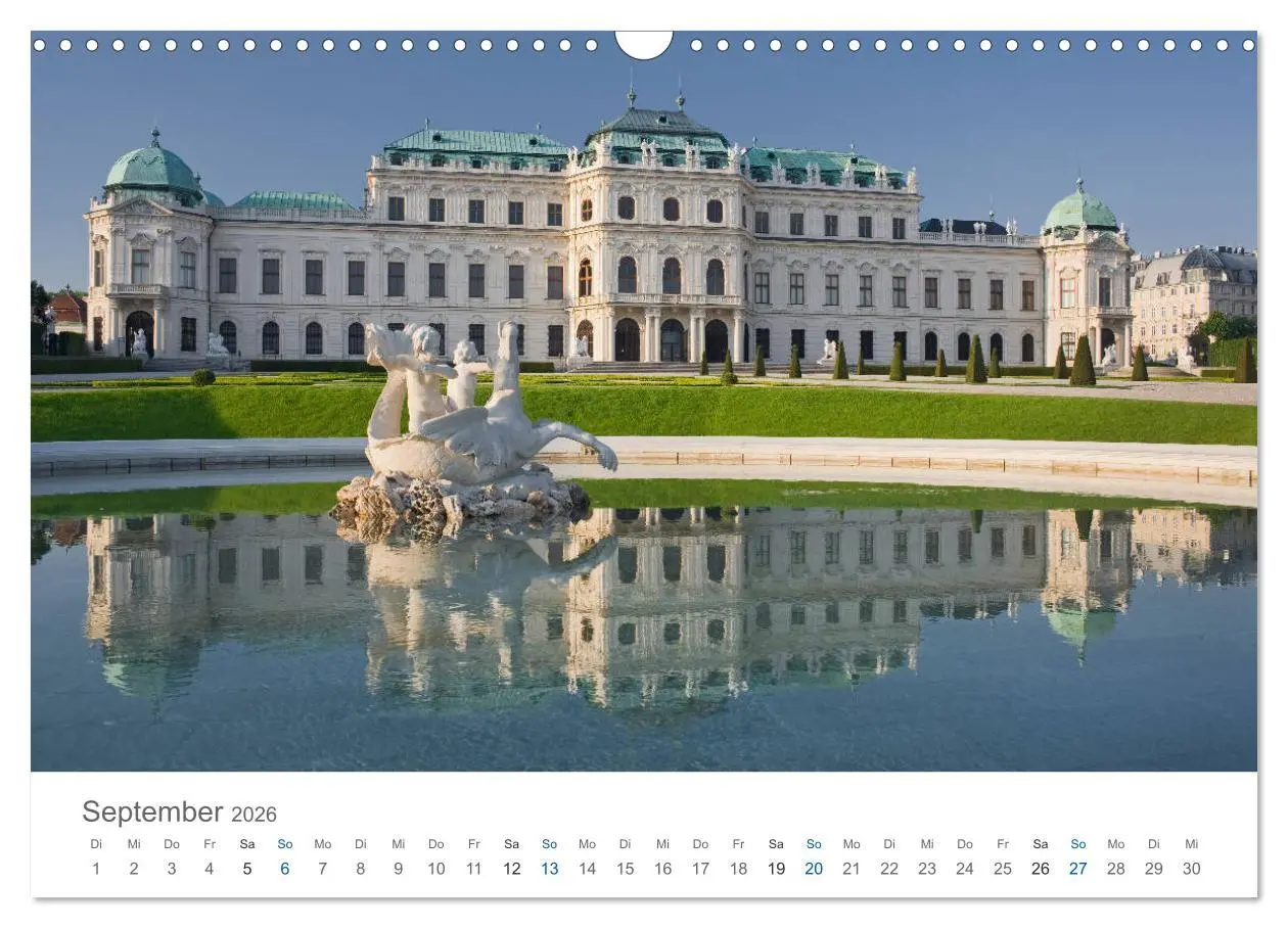 Bild: 9783457806302 | Traumhaftes Wien 2026 (Wandkalender 2026 DIN A3 quer), CALVENDO...