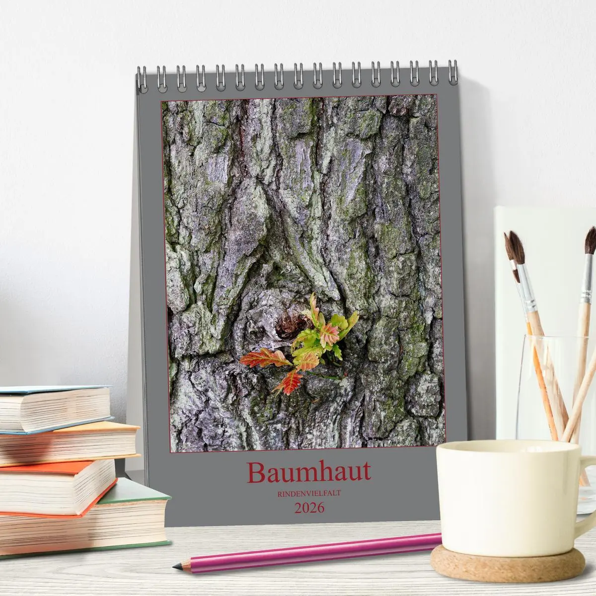Bild: 9783516376302 | Baumhaut (Tischkalender 2026 DIN A5 hoch), CALVENDO Monatskalender