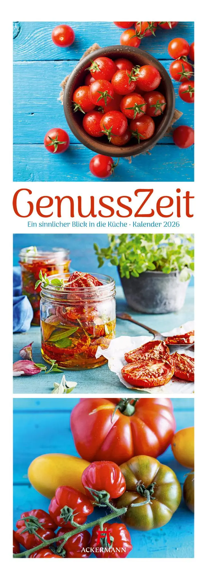 Cover: 9783838436302 | GenussZeit - Ein sinnlicher Blick in die Küche Triplet-Kalender 2026