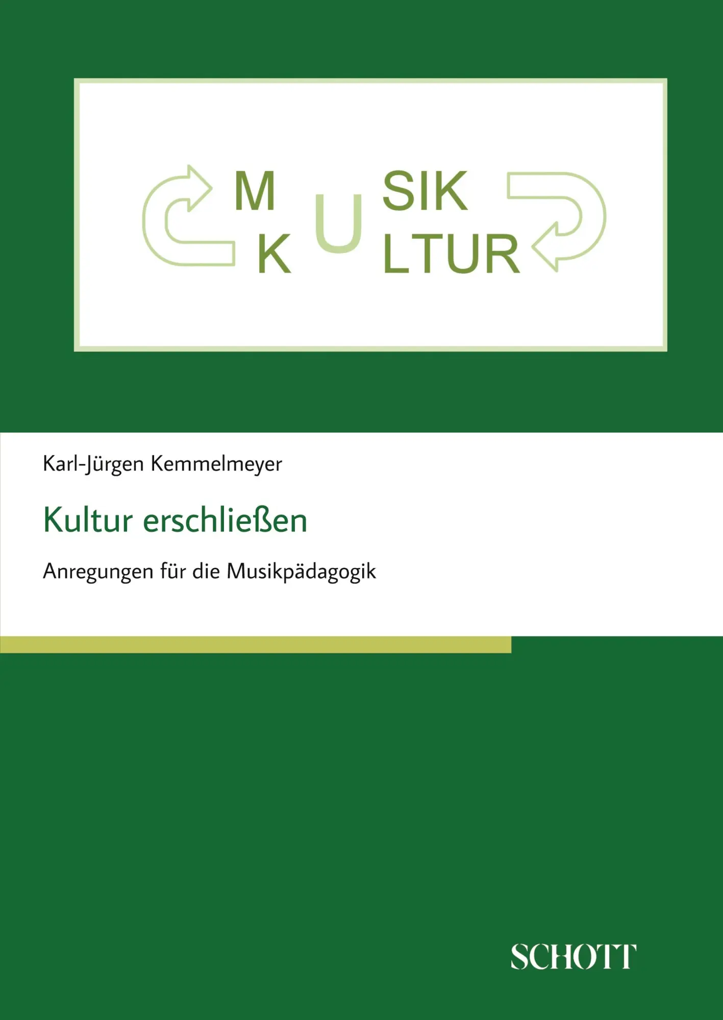 Cover: 9783959836302 | Kultur erschließen | Anregungen für die Musikpädagogik | Kemmelmeyer