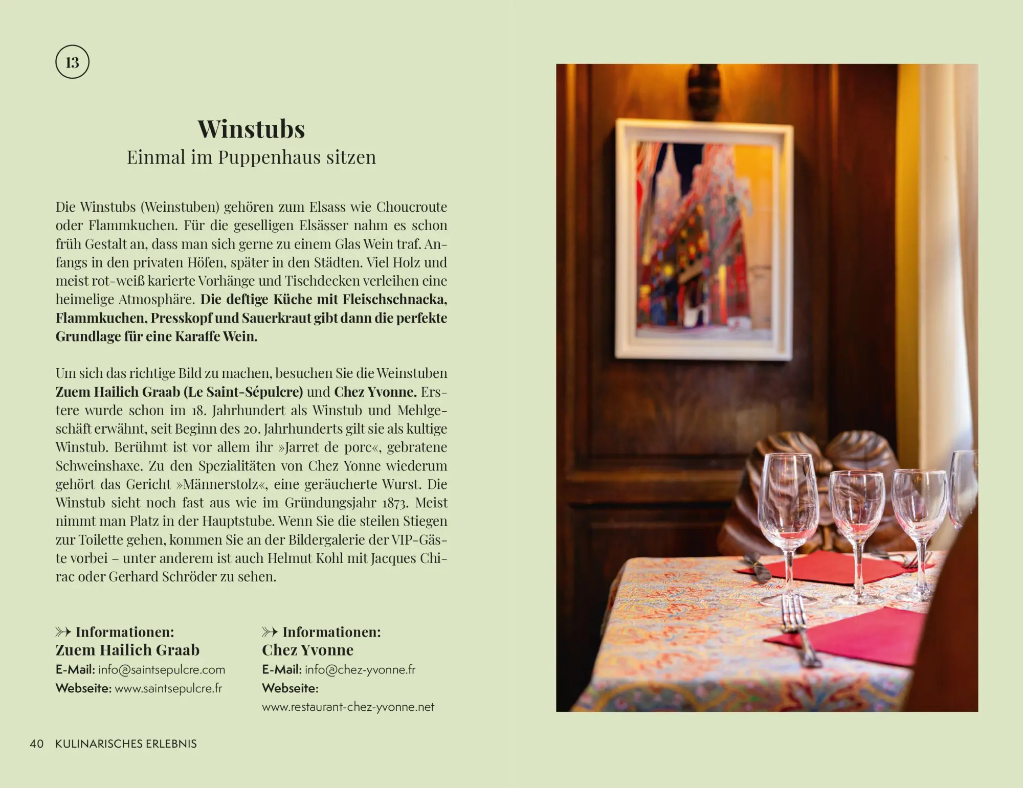 Bild: 9783965846302 | Essen, Trinken, Erleben - Elsass | Natalie Lumpp (u. a.) | Taschenbuch