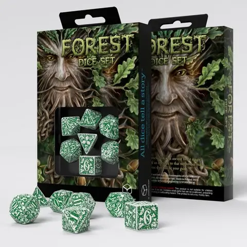Cover: 5907699496402 | Forest Dice Set: Tundra | Q-Workshop | EAN 5907699496402