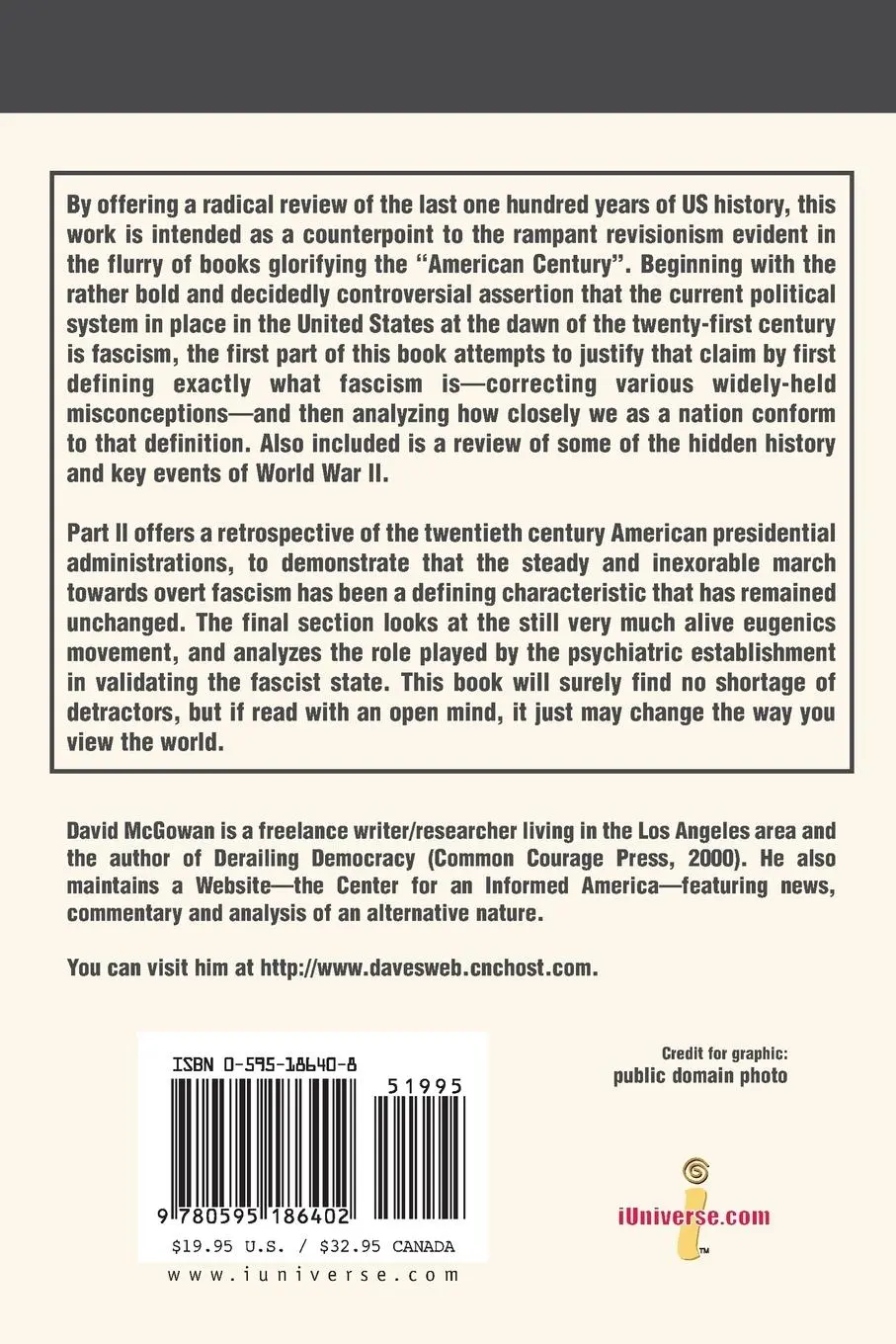 Rückseite: 9780595186402 | Understanding the F-Word | David Mcgowan | Taschenbuch | Englisch