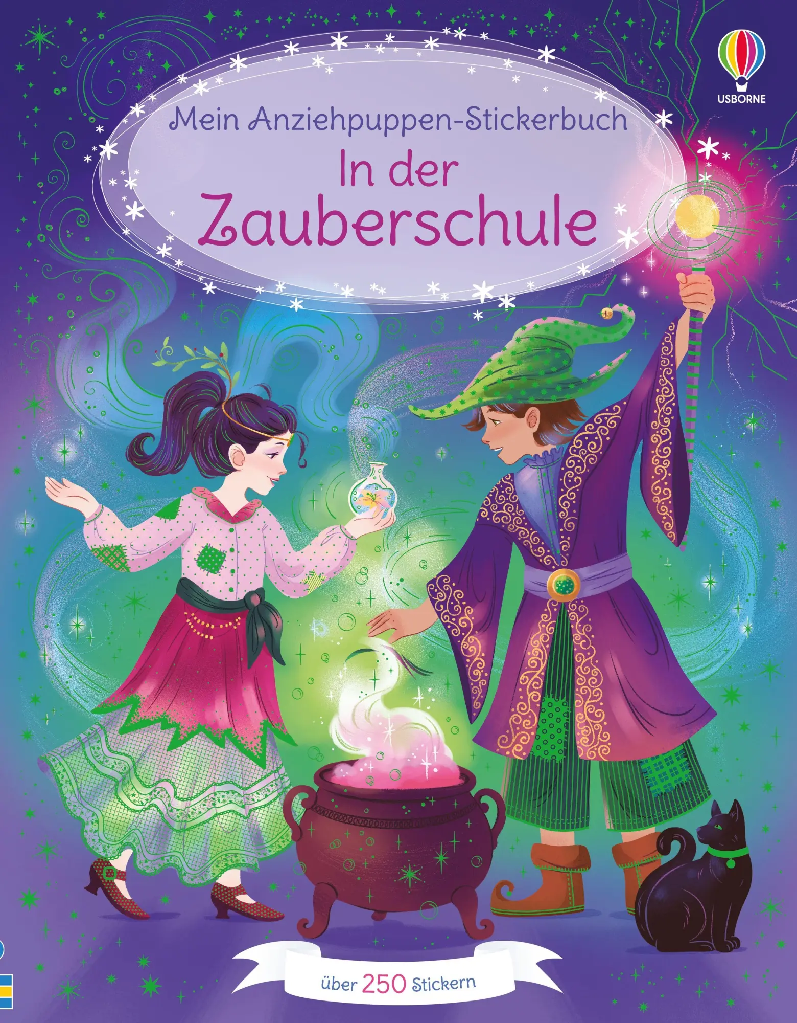 Cover: 9781035706402 | Mein Anziehpuppen-Stickerbuch: In der Zauberschule | Fiona Watt | Buch