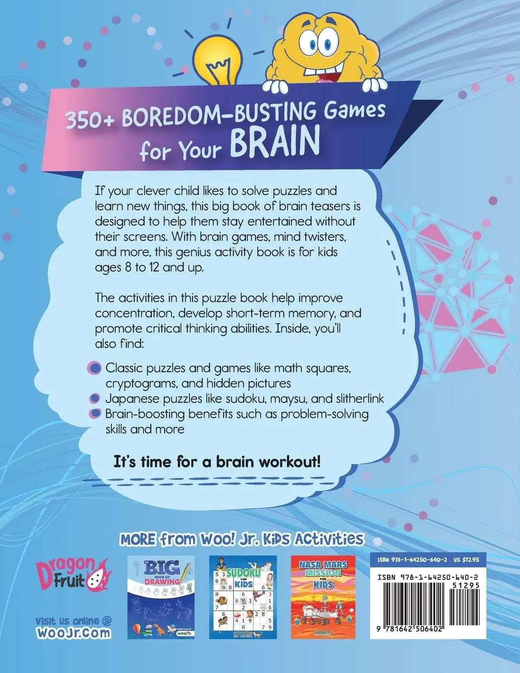 Rückseite: 9781642506402 | The Big Brain Teasers Book for Kids | Woo! Jr. Kids Activities | Buch