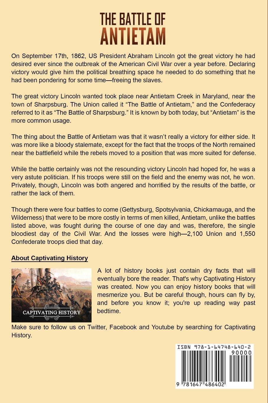 Rückseite: 9781647486402 | The Battle of Antietam | Captivating History | Taschenbuch | Englisch