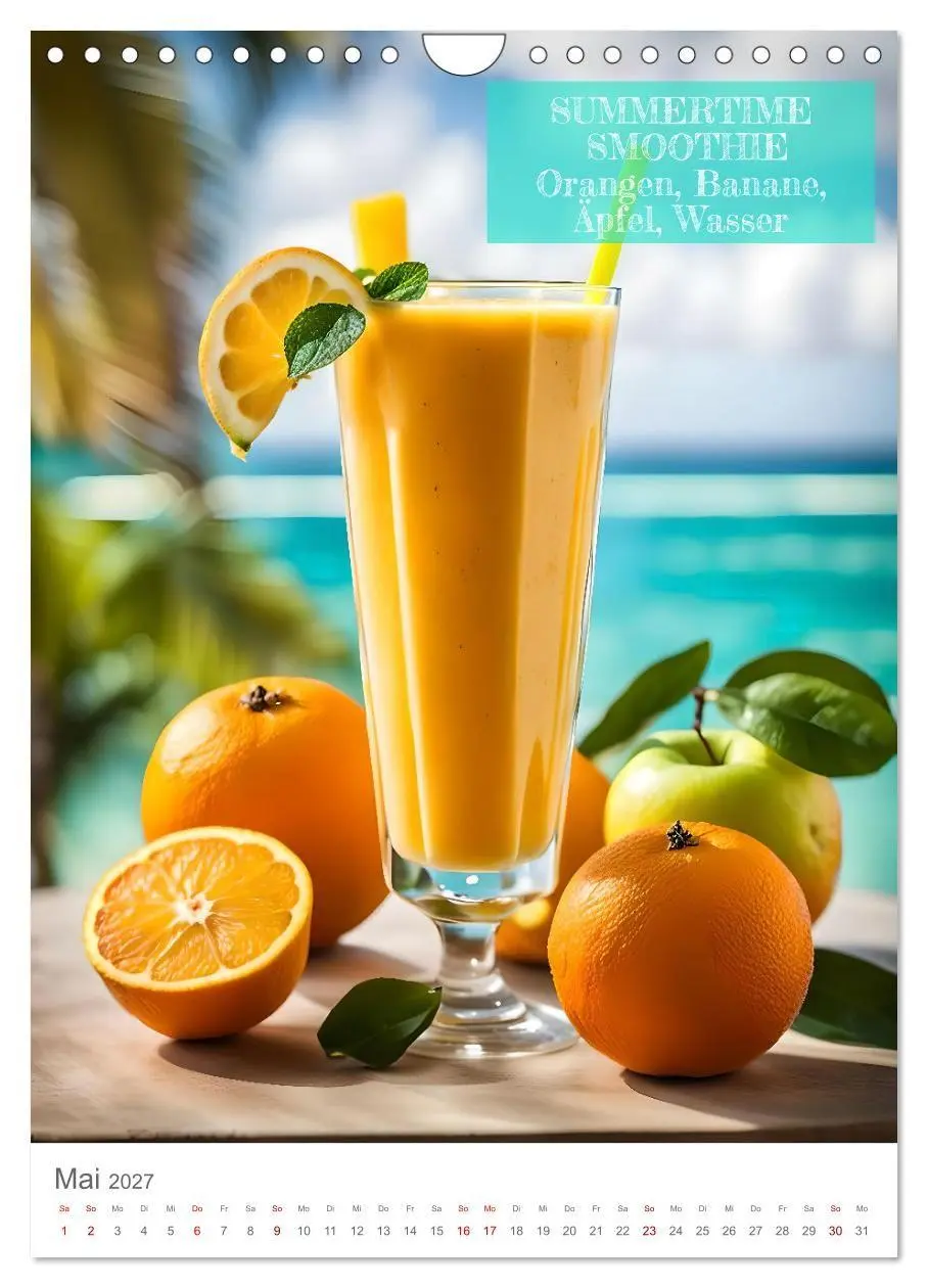 Bild: 9783569076402 | Vitamine im Glas - Gesunde Smoothie Kreationen (Wandkalender 2027...