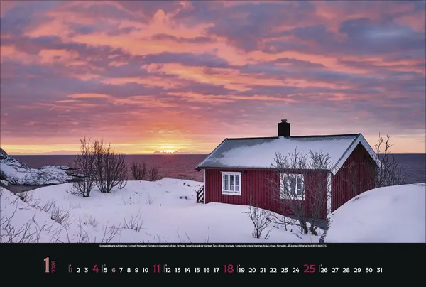 Bild: 9783731886402 | Nordische Impressionen 2026 | Korsch Verlag | Kalender | Spiralbindung