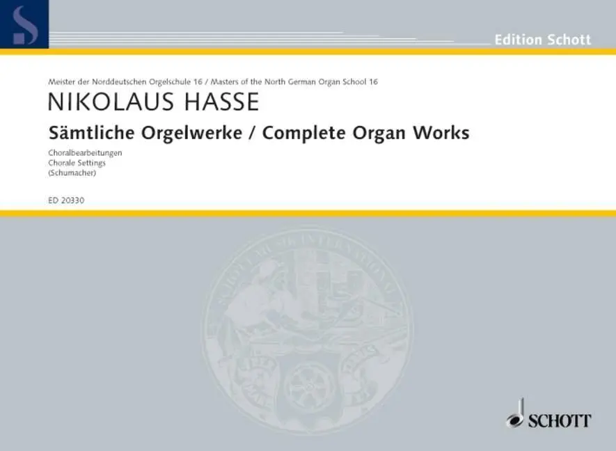 Cover: 9783795796402 | Sämtliche Orgelwerke | Nikolaus Hasse | Buch | 40 S. | Deutsch | 2008