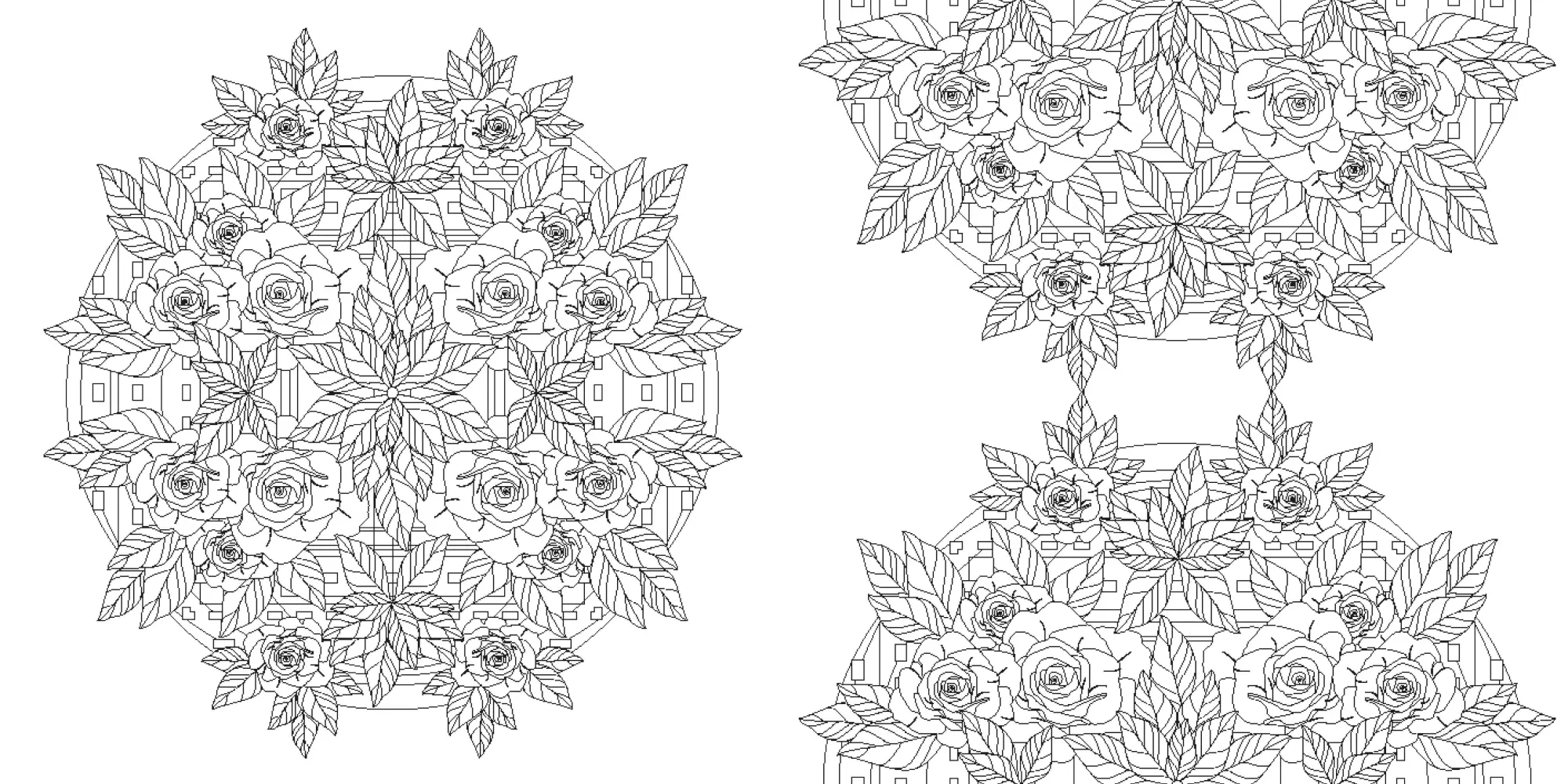 Bild: 9788863126402 | Blumen-Mandalas (Ausmalbuch zur kreativen Stressbewältigung) | White