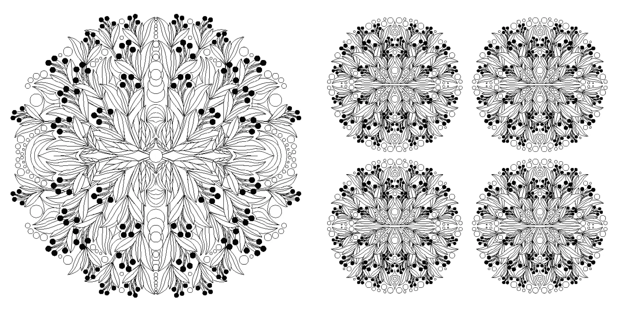 Bild: 9788863126402 | Blumen-Mandalas (Ausmalbuch zur kreativen Stressbewältigung) | White