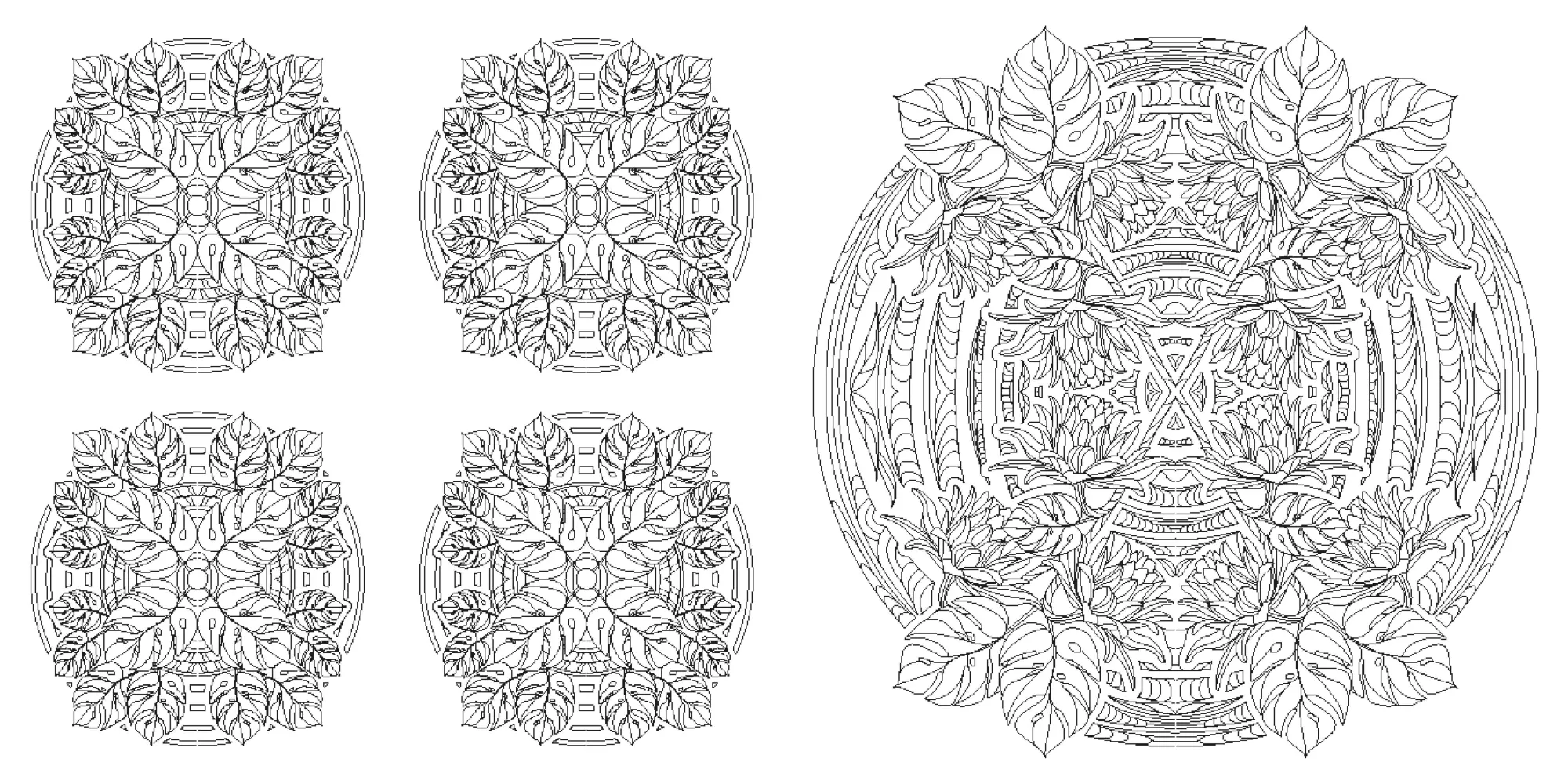 Bild: 9788863126402 | Blumen-Mandalas (Ausmalbuch zur kreativen Stressbewältigung) | White