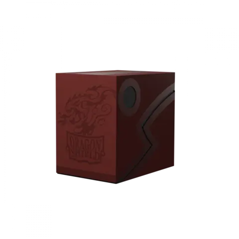 Cover: 5706569306502 | Boxes - Double Shell Blood Red/Black | Dragon Shield!