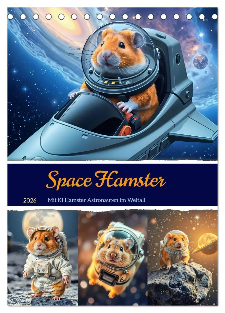Cover: 9783457266502 | Space Hamster - Mit KI Hamster Astronauten im Weltall...