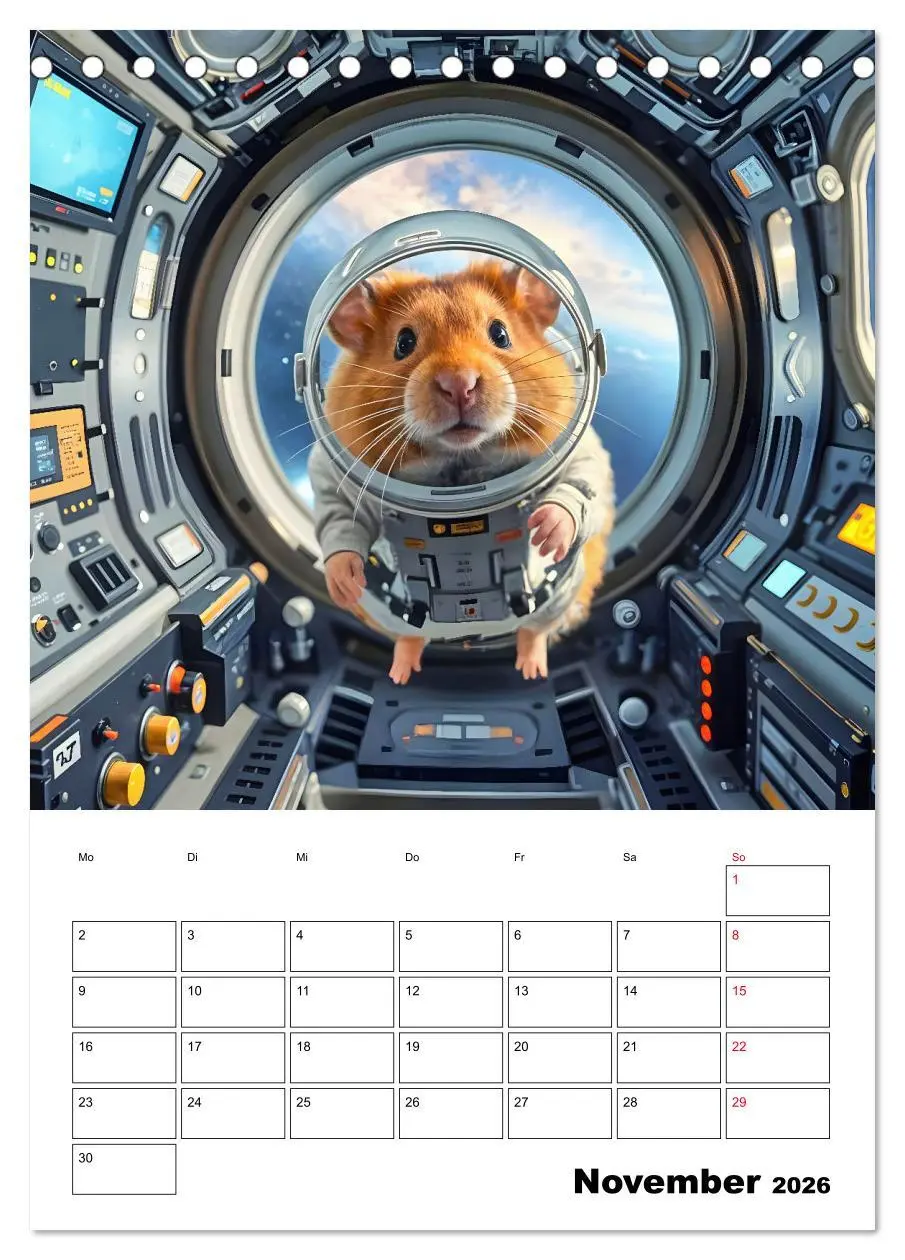 Bild: 9783457266502 | Space Hamster - Mit KI Hamster Astronauten im Weltall...