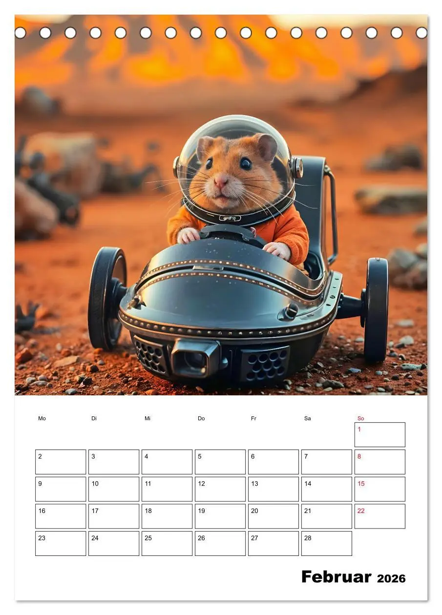 Bild: 9783457266502 | Space Hamster - Mit KI Hamster Astronauten im Weltall...