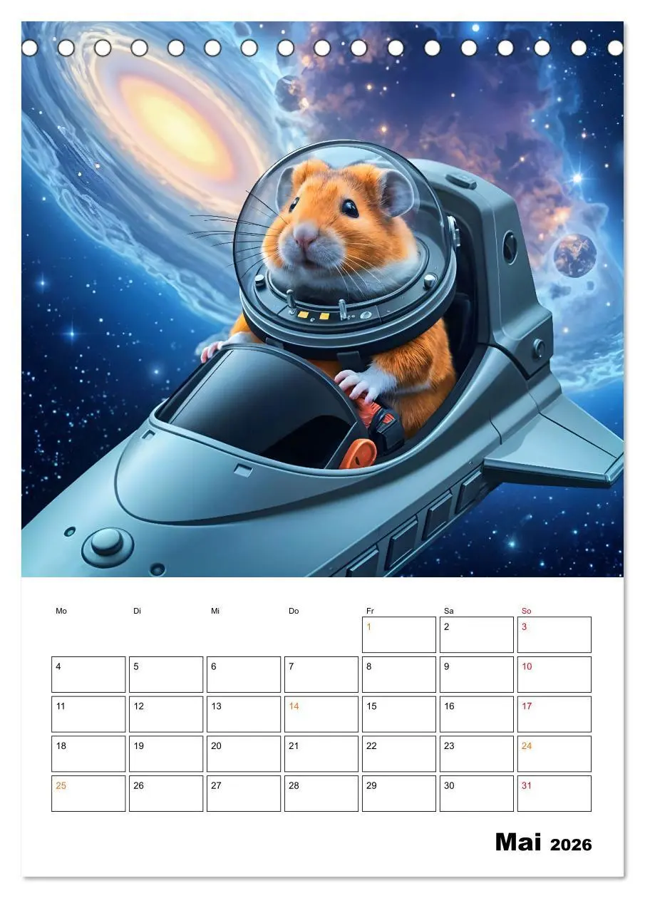 Bild: 9783457266502 | Space Hamster - Mit KI Hamster Astronauten im Weltall...