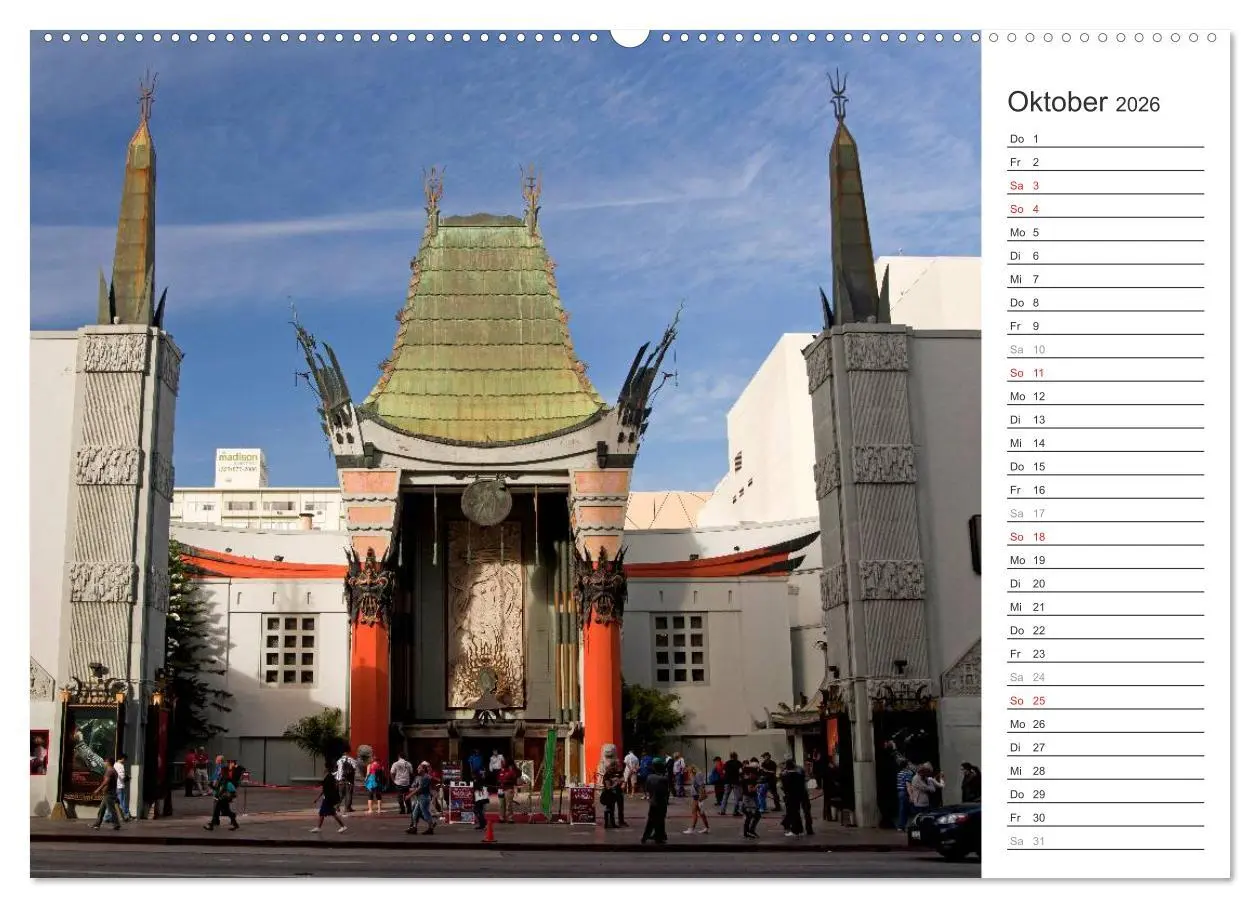Bild: 9783457956502 | Los Angeles - Kalifornien (Wandkalender 2026 DIN A2 quer), CALVENDO...