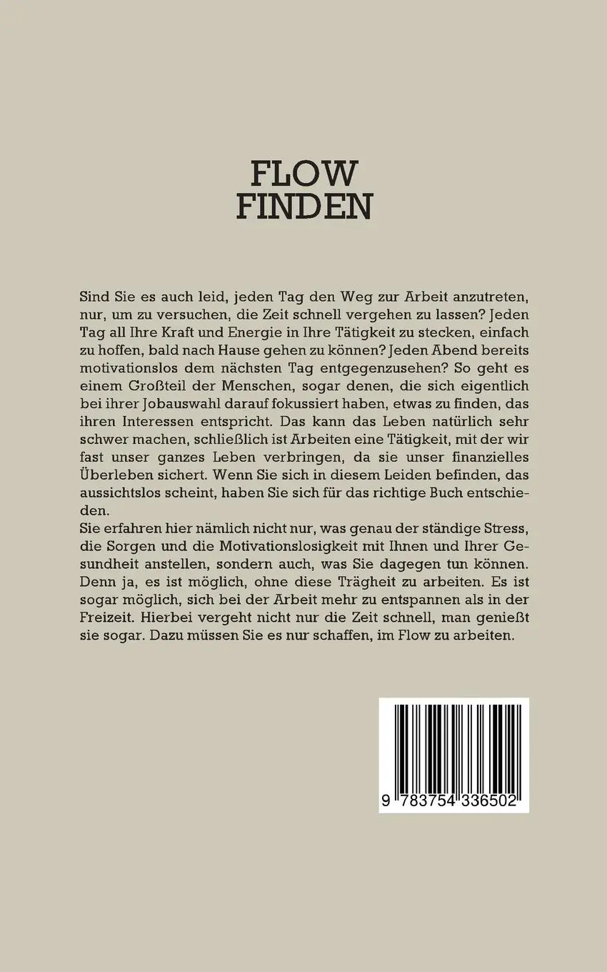 Rückseite: 9783754336502 | Flow finden für Einsteiger | Katharina Neuberg | Taschenbuch | 66 S.