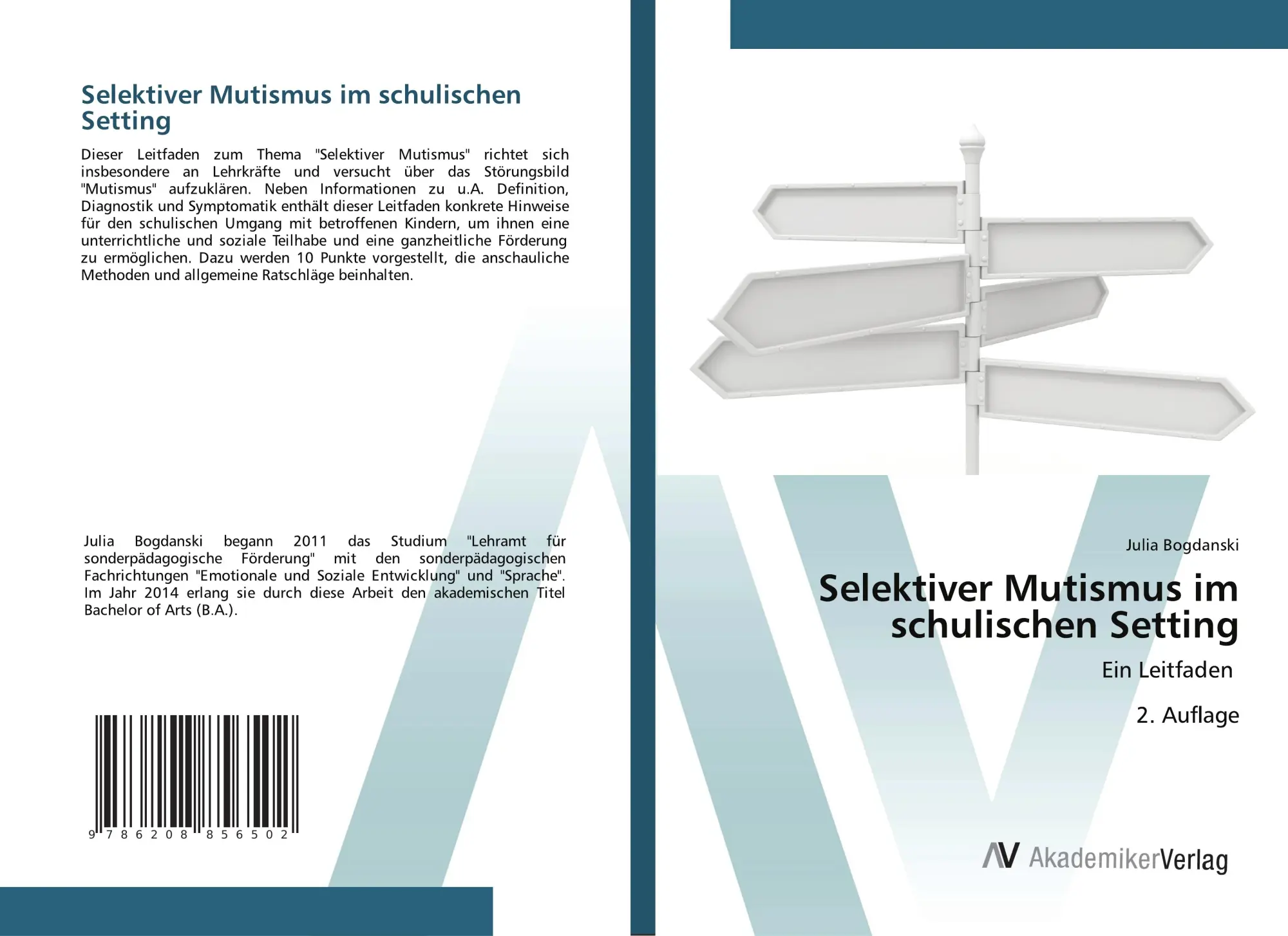 Cover: 9786208856502 | Selektiver Mutismus im schulischen Setting | Ein Leitfaden 2. Auflage