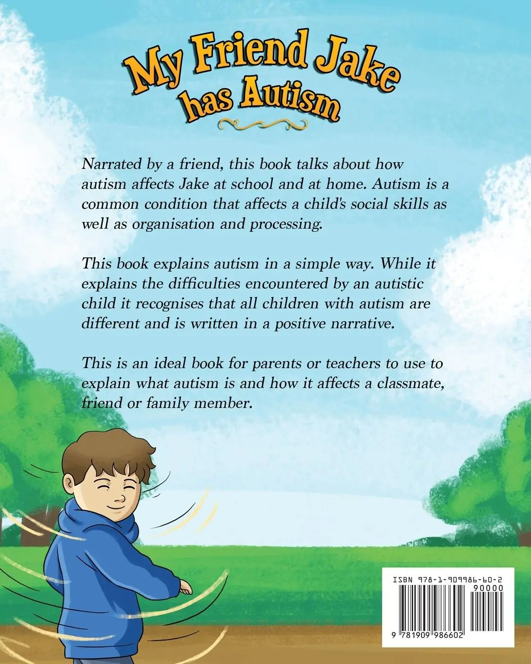 Rückseite: 9781909986602 | My Friend Jake has Autism | Christine R Draper | Taschenbuch | 2019