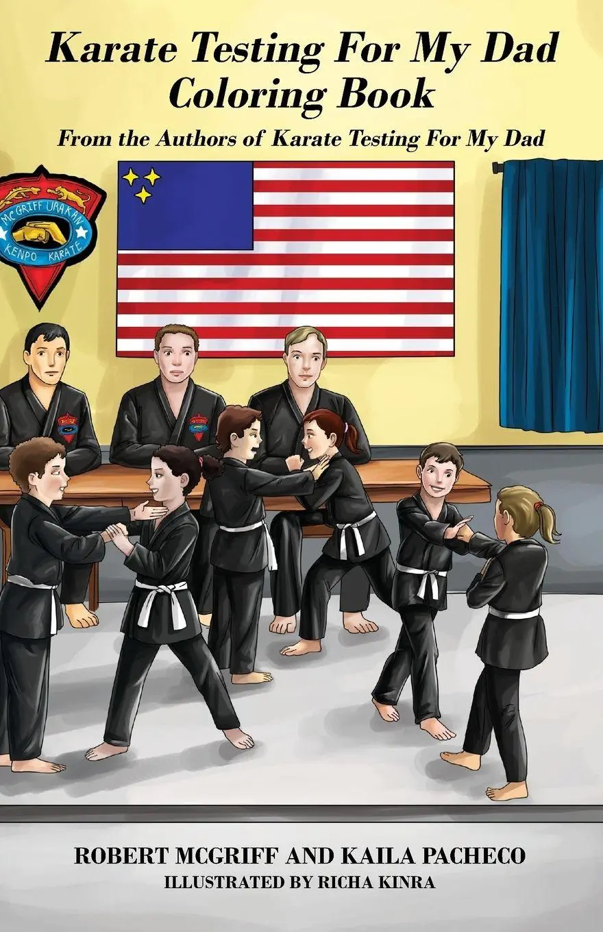 Cover: 9781977206602 | Karate Testing For My Dad Coloring Book | Robert McGriff (u. a.)