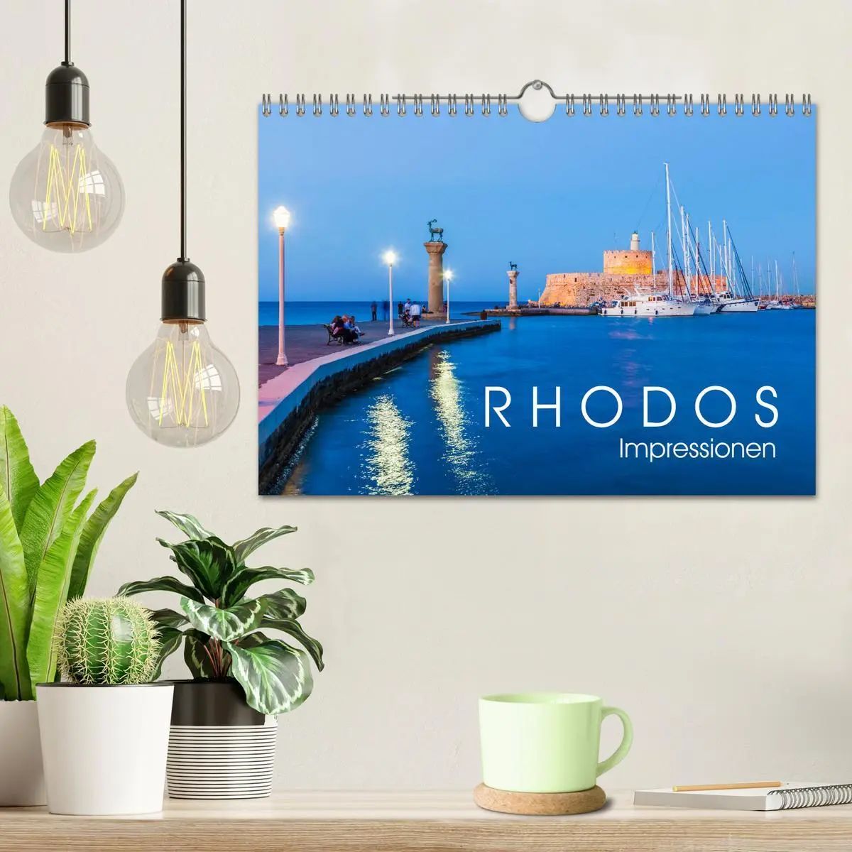Bild: 9783457876602 | RHODOS Impressionen (Wandkalender 2026 DIN A4 quer), CALVENDO...