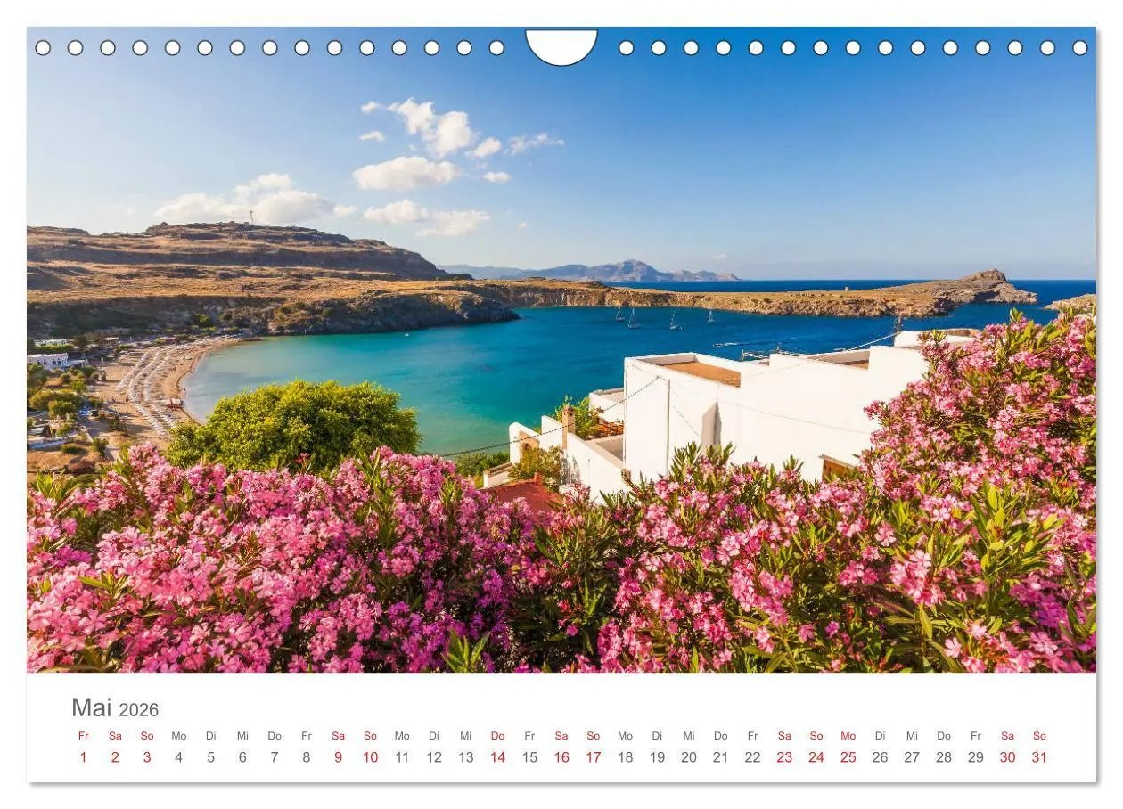 Bild: 9783457876602 | RHODOS Impressionen (Wandkalender 2026 DIN A4 quer), CALVENDO...