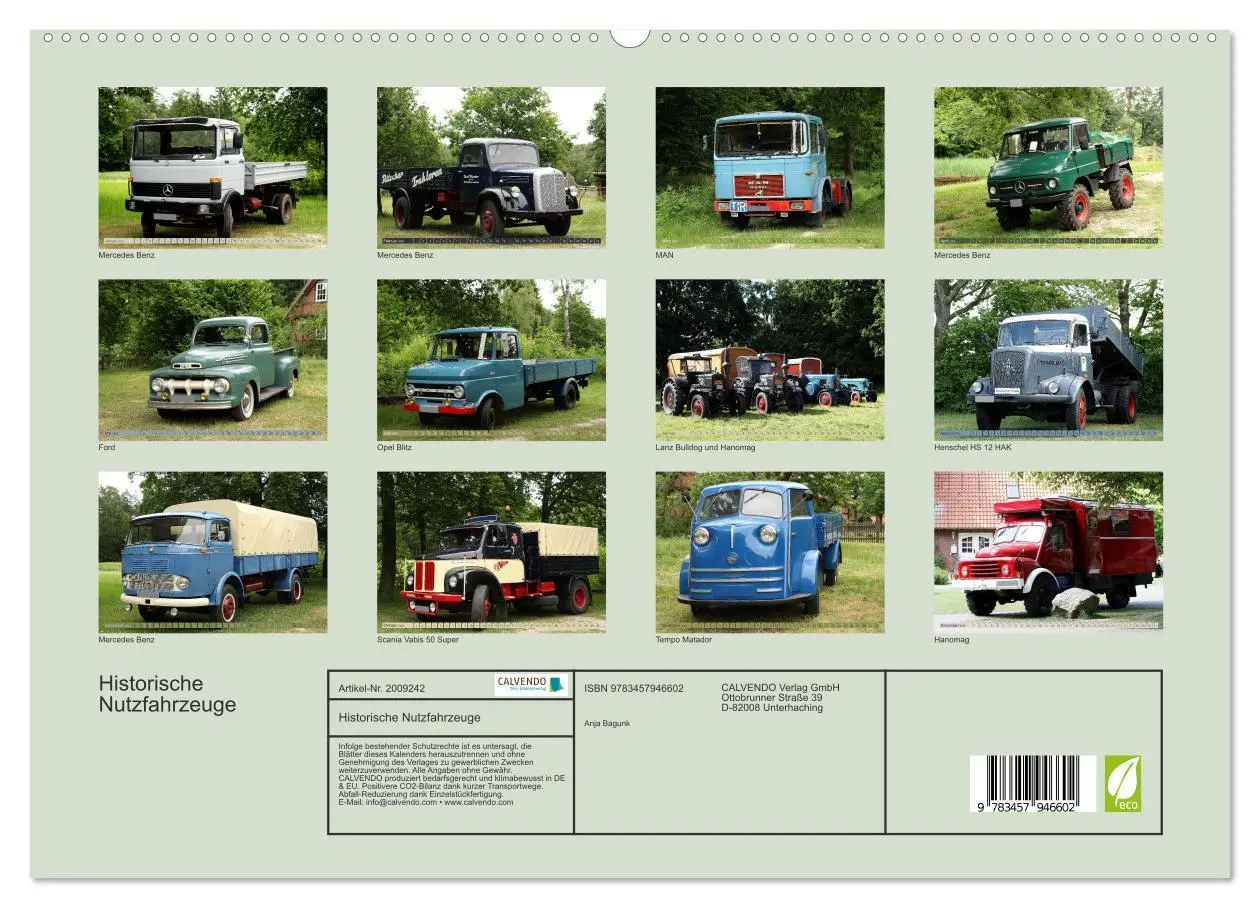 Bild: 9783457946602 | Historische Nutzfahrzeuge (hochwertiger Premium Wandkalender 2026...