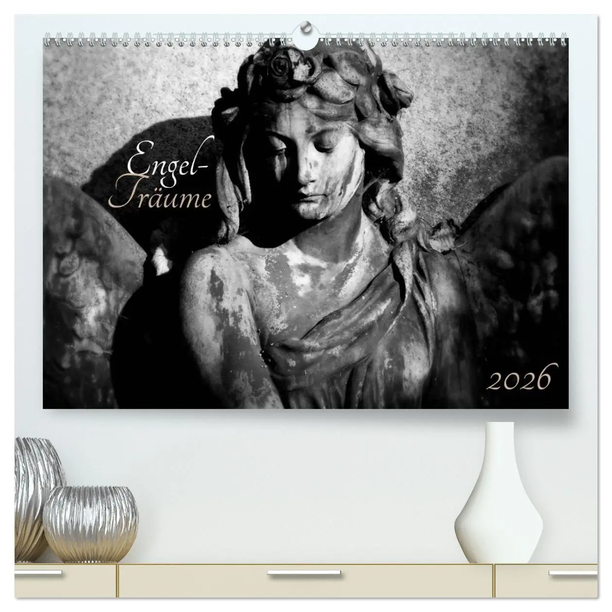 Cover: 9783516036602 | Engel-Träume (hochwertiger Premium Wandkalender 2026 DIN A2 quer),...