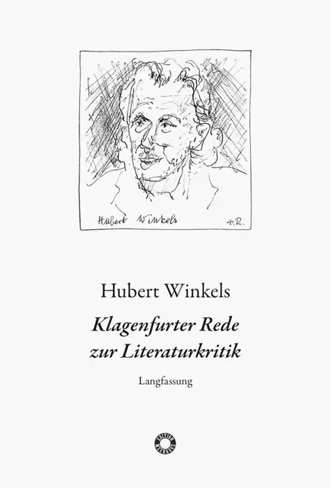 Cover: 9783708406602 | Klagenfurter Rede zur Literaturkritik | Langfassung | Hubert Winkels