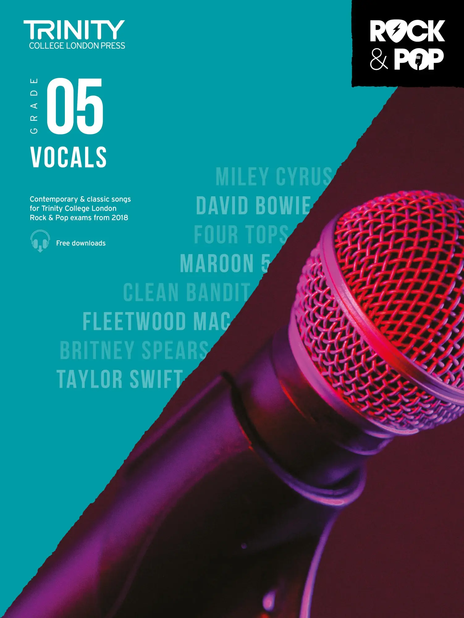 Cover: 9780857366702 | Trinity Rock &amp; Pop 2018 Vocals: Grade 5 | Hal Leonard Corp | Buch