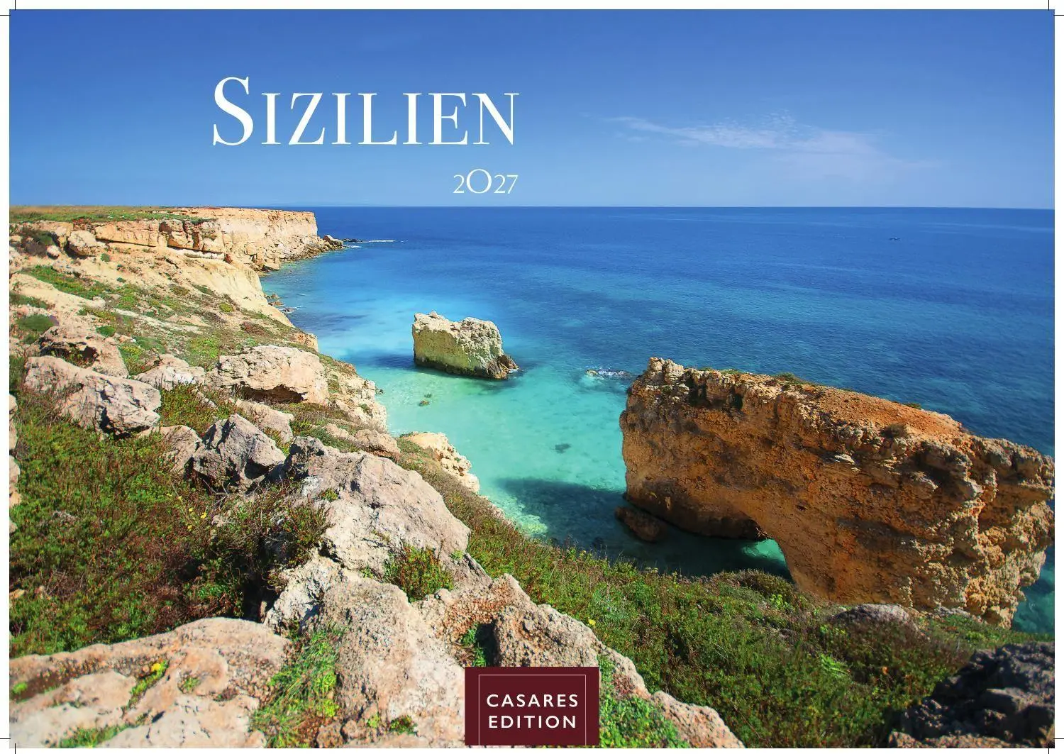 Cover: 9781835246702 | Sizilien Kalender 2027 - Wandkalender Fotokalender Italien 24x35 cm...
