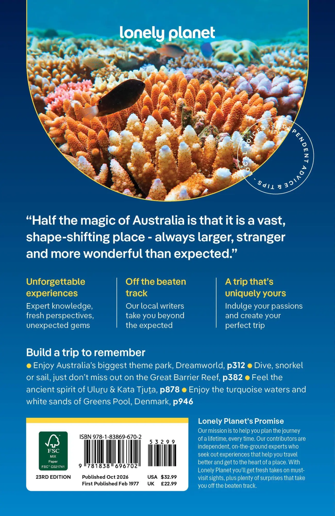 Bild: 9781838696702 | Lonely Planet Australia | Josh West (u. a.) | Taschenbuch | Englisch