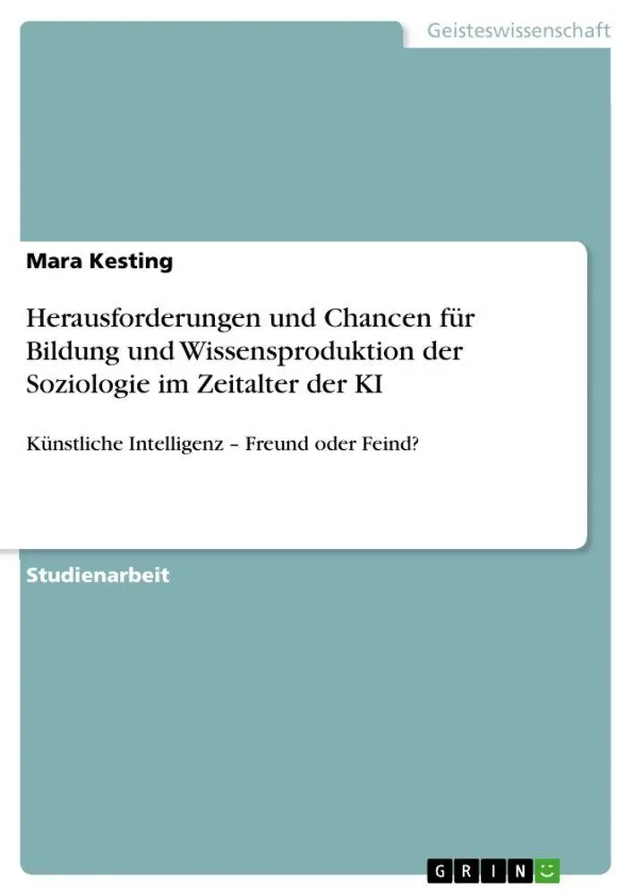 Cover: 9783346986702 | Herausforderungen und Chancen für Bildung und Wissensproduktion der...