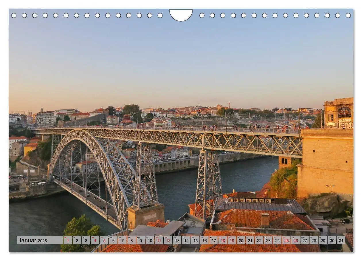 Bild: 9783435156702 | Von Porto nach Santiago de Compostela (Wandkalender 2025 DIN A4...