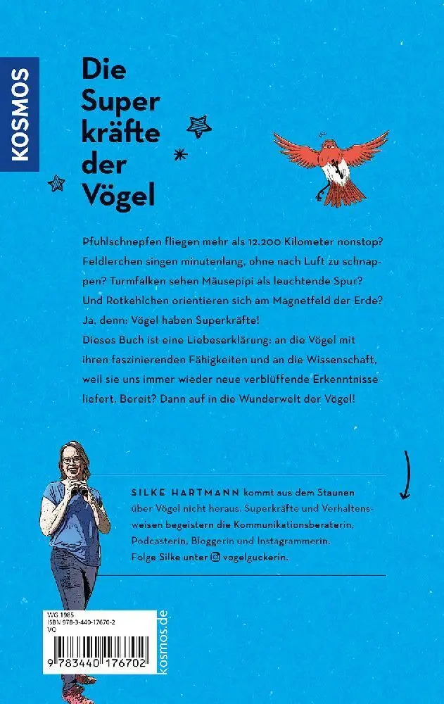 Rückseite: 9783440176702 | Die Superkräfte der Vögel | Silke Hartmann | Taschenbuch | 192 S.