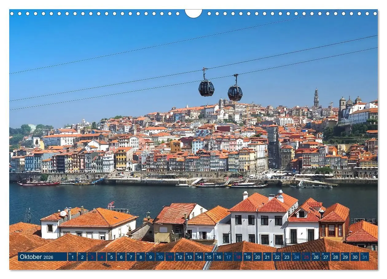 Bild: 9783457626702 | Bom Dia Schönes Porto (Wandkalender 2026 DIN A3 quer), CALVENDO...