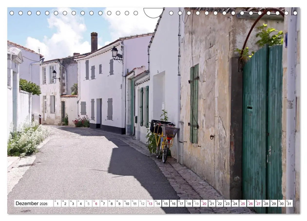 Bild: 9783457936702 | Île de Ré (Wandkalender 2026 DIN A4 quer), CALVENDO Monatskalender