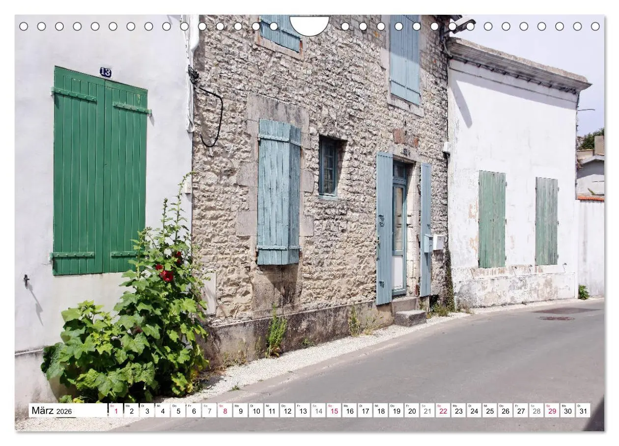Bild: 9783457936702 | Île de Ré (Wandkalender 2026 DIN A4 quer), CALVENDO Monatskalender
