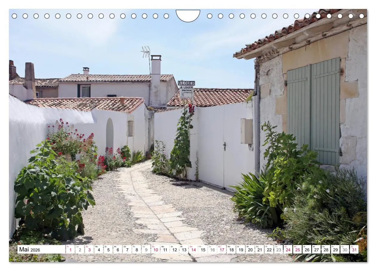 Bild: 9783457936702 | Île de Ré (Wandkalender 2026 DIN A4 quer), CALVENDO Monatskalender