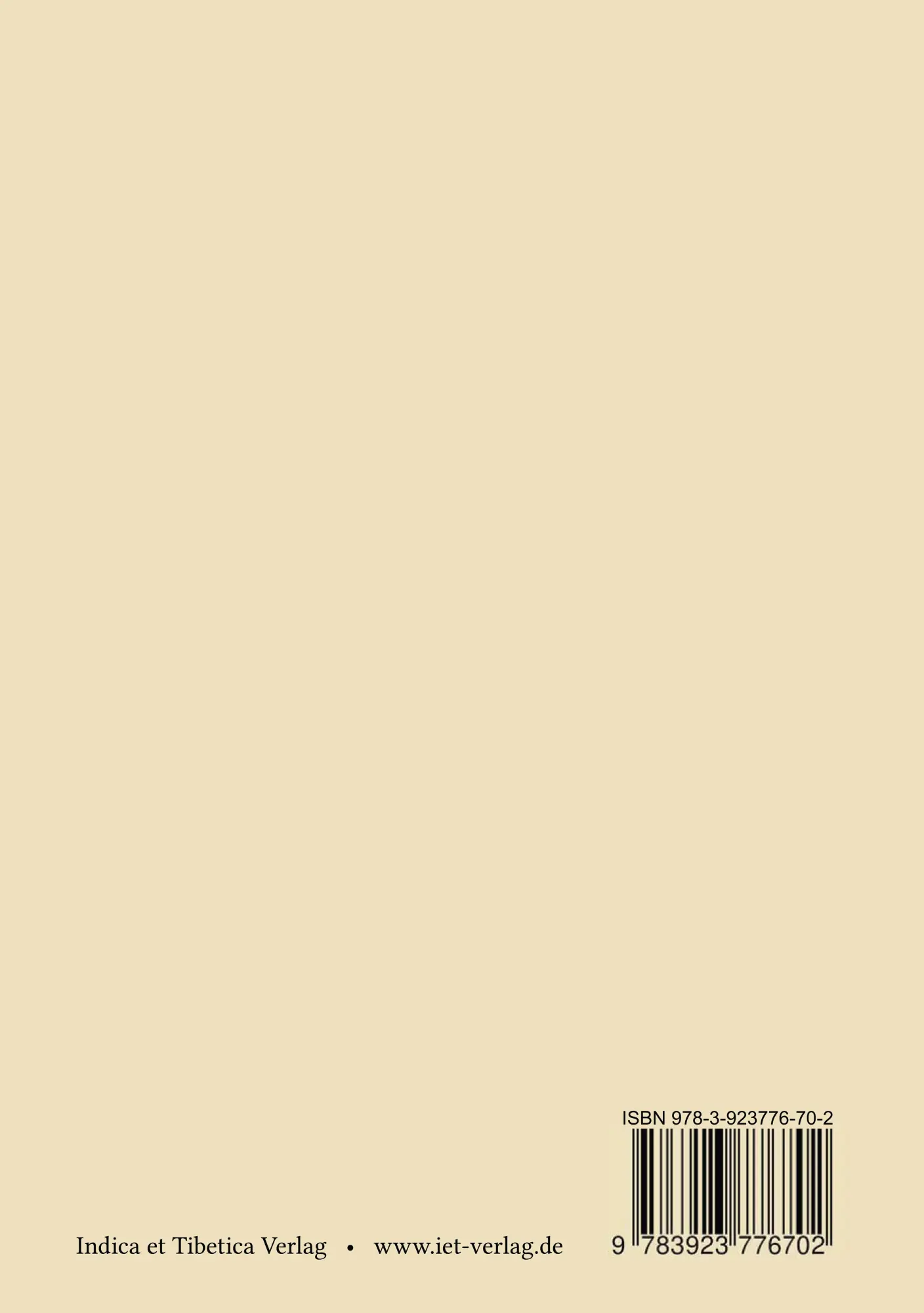 Rückseite: 9783923776702 | Buddhaksetraparisodhana | A Festschrift for Paul Harrison | Buch