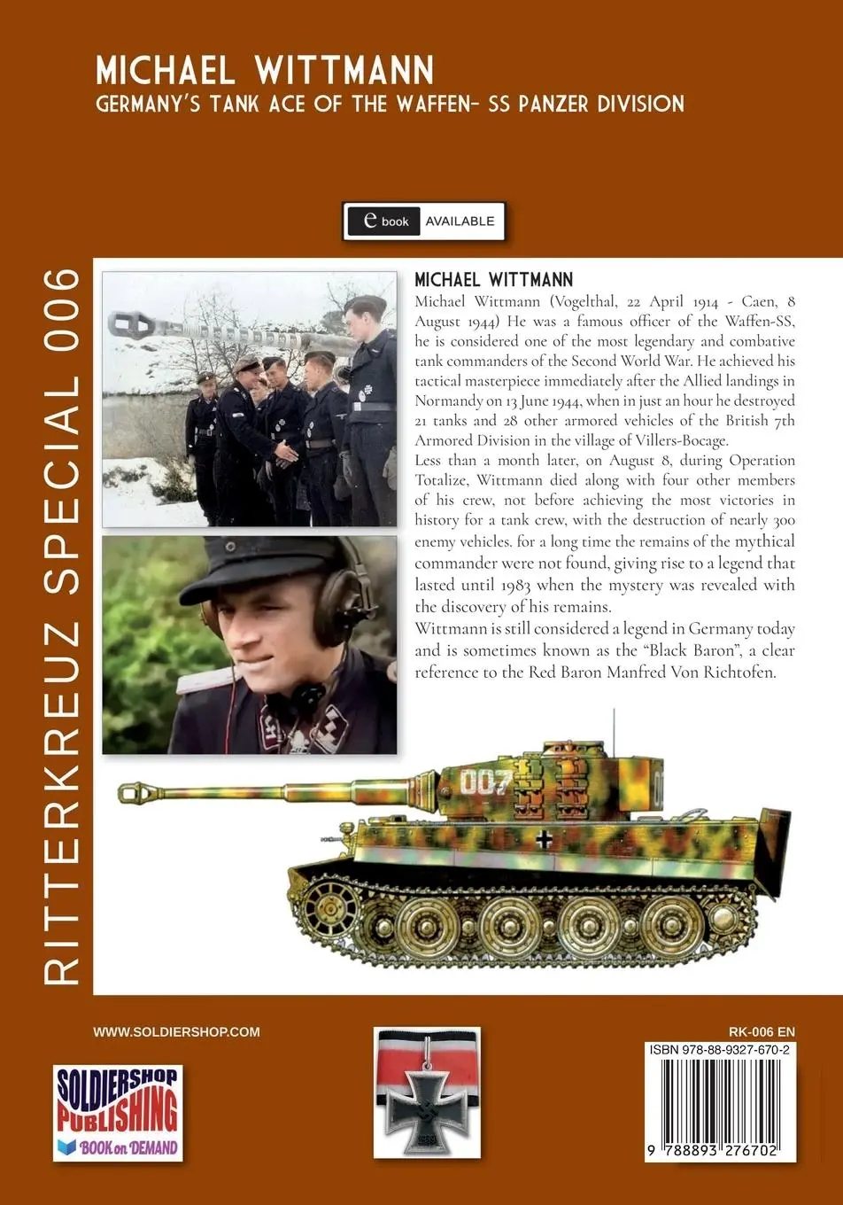 Rückseite: 9788893276702 | Michael Wittmann | Massimiliano Afiero | Taschenbuch | Englisch | 2020
