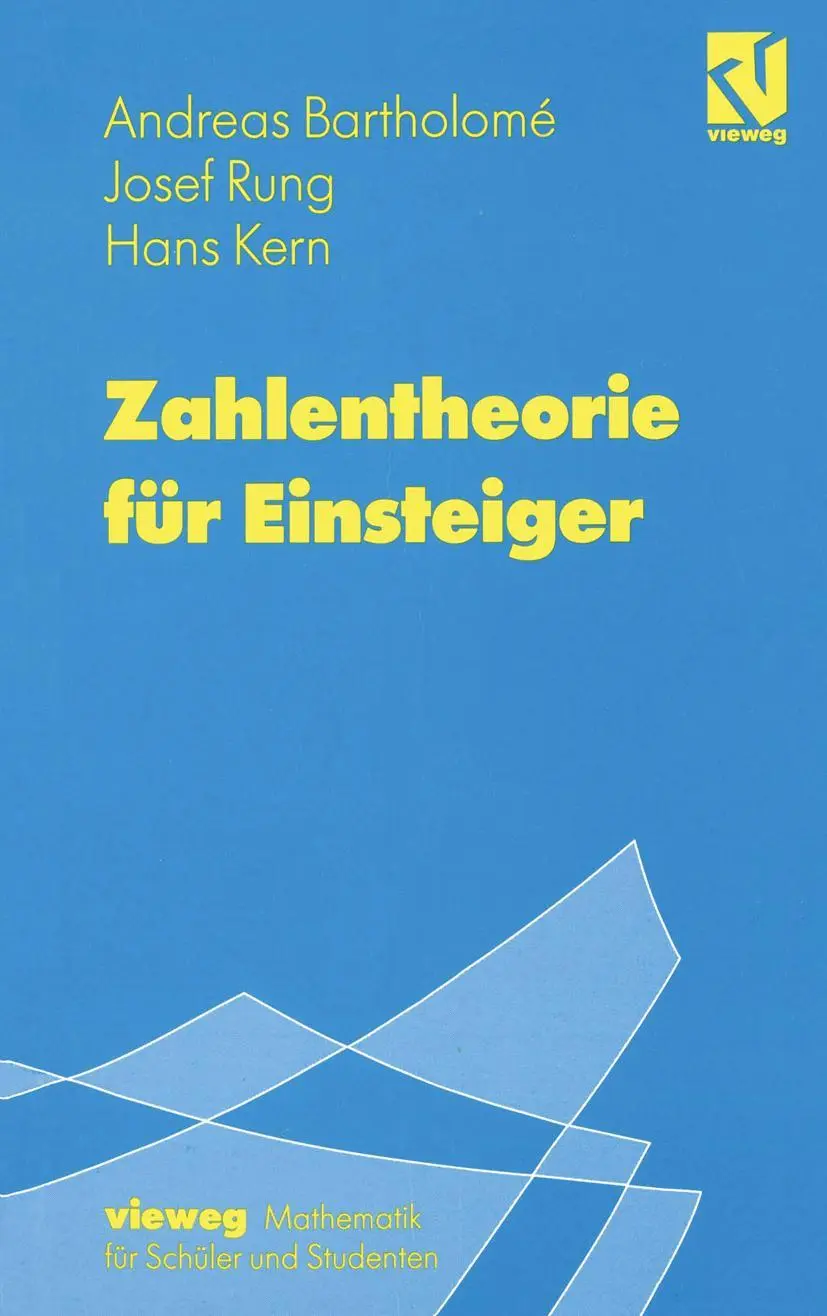 Cover: 9783528066802 | Zahlentheorie für Einsteiger | Andreas Bartholomé | Taschenbuch | 1995