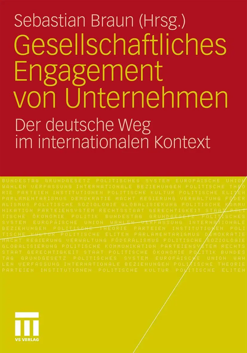 Cover: 9783531176802 | Gesellschaftliches Engagement von Unternehmen | Sebastian Braun | Buch