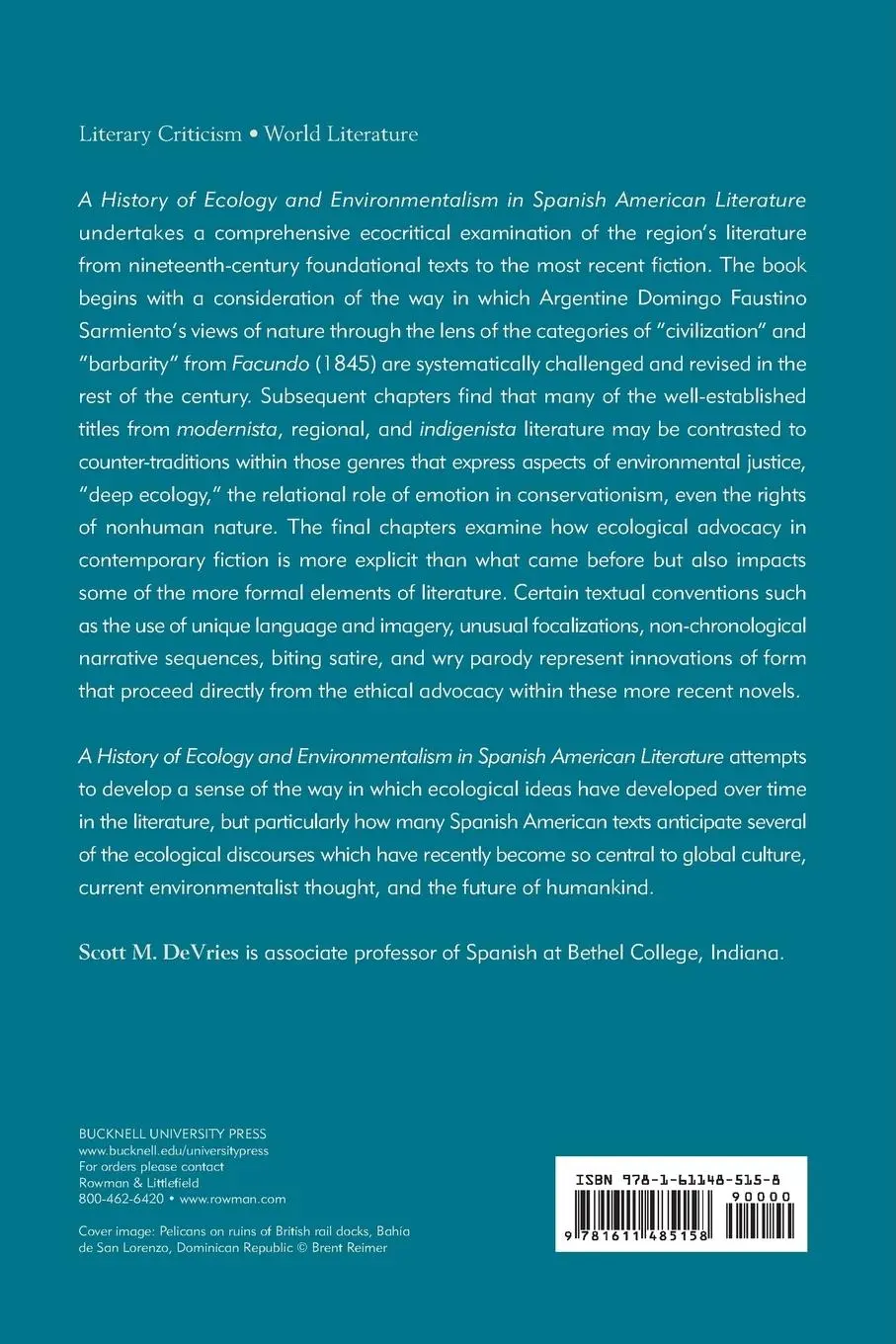Rückseite: 9781611486902 | A History of Ecology and Environmentalism in Spanish American...