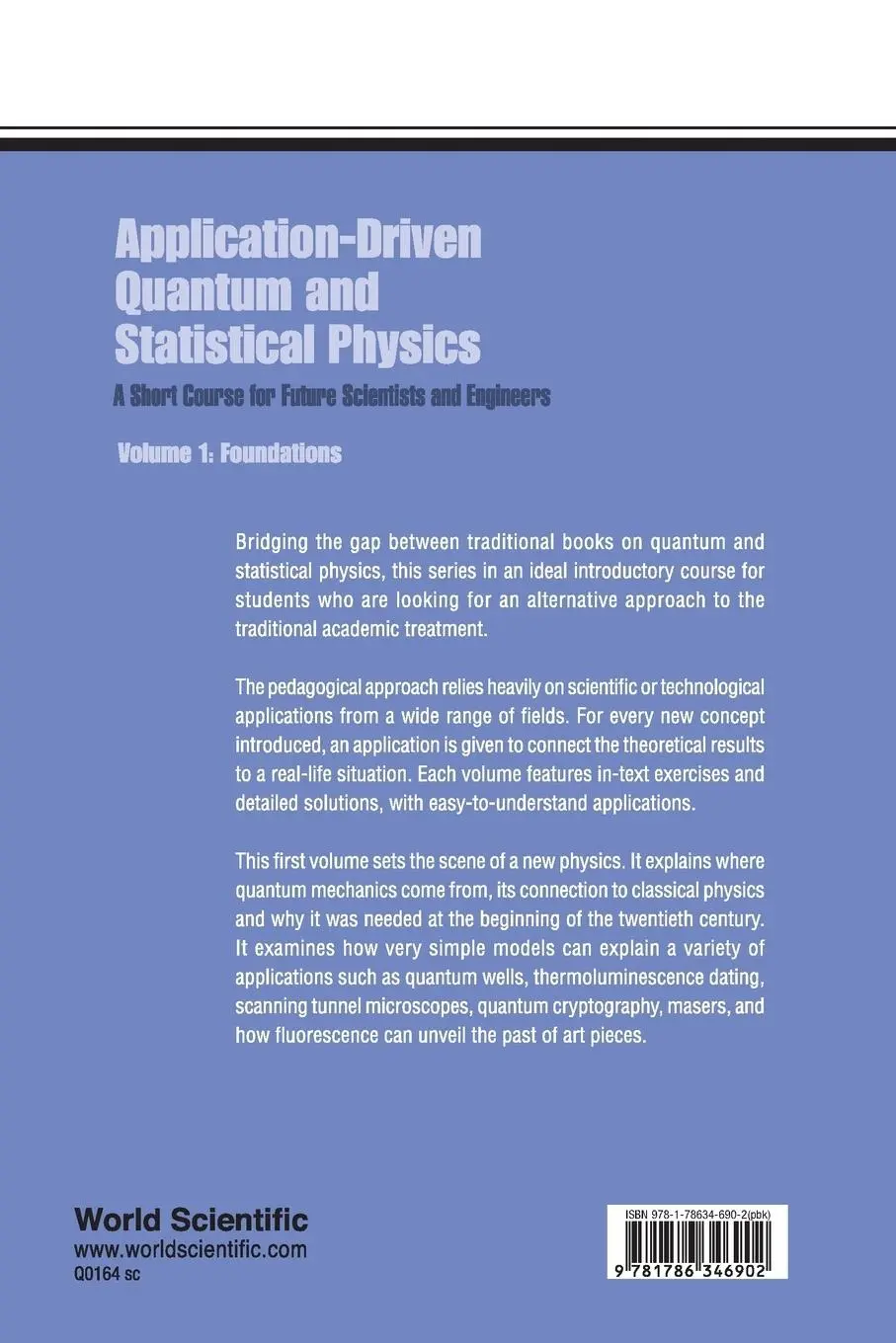 Rückseite: 9781786346902 | APPL-DRIVEN QUAN &amp; STAT PHY (V1) | Gillet Jean-Michel | Taschenbuch