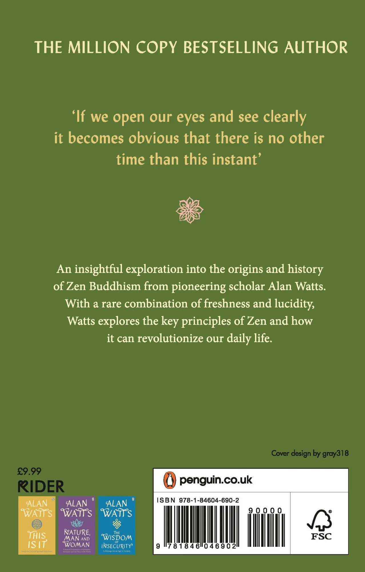 Rückseite: 9781846046902 | The Way of Zen | Alan W Watts | Taschenbuch | Kartoniert / Broschiert