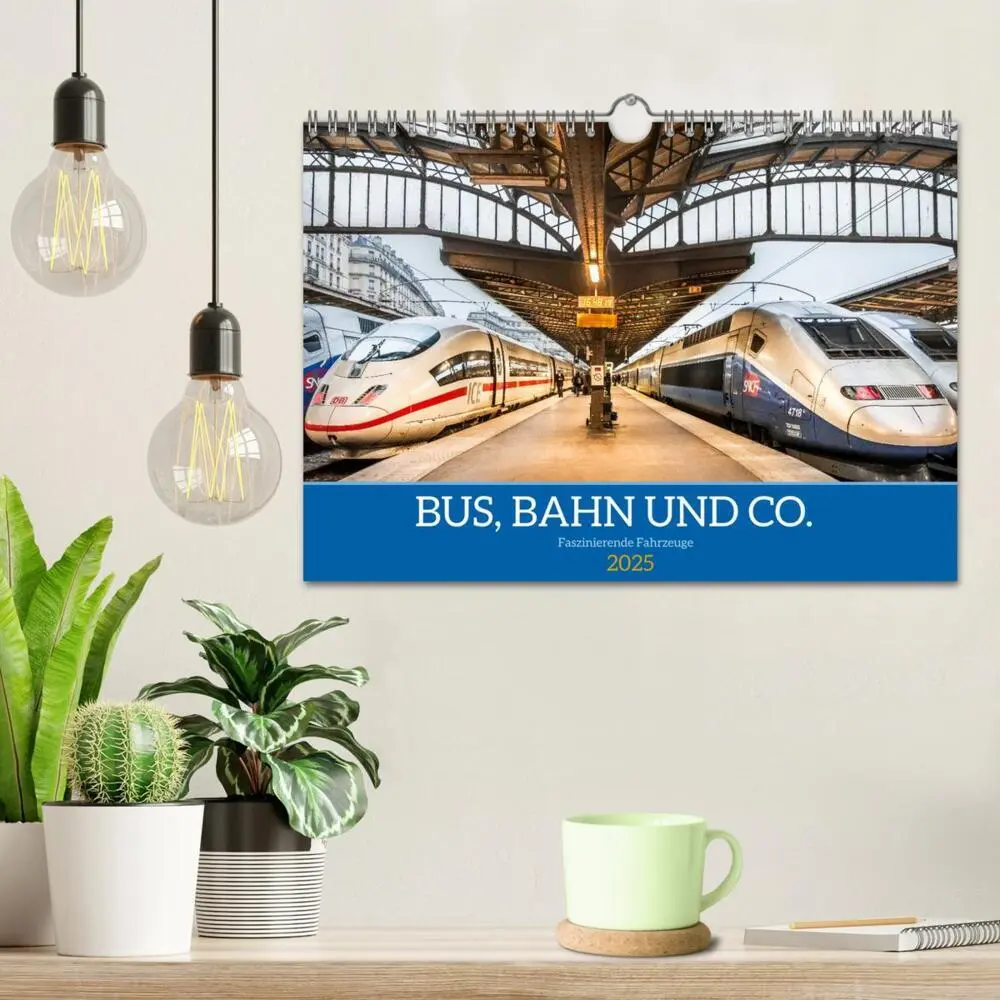 Bild: 9783435376902 | Bus, Bahn und Co. - Faszinierende Fahrzeuge (Wandkalender 2025 DIN...