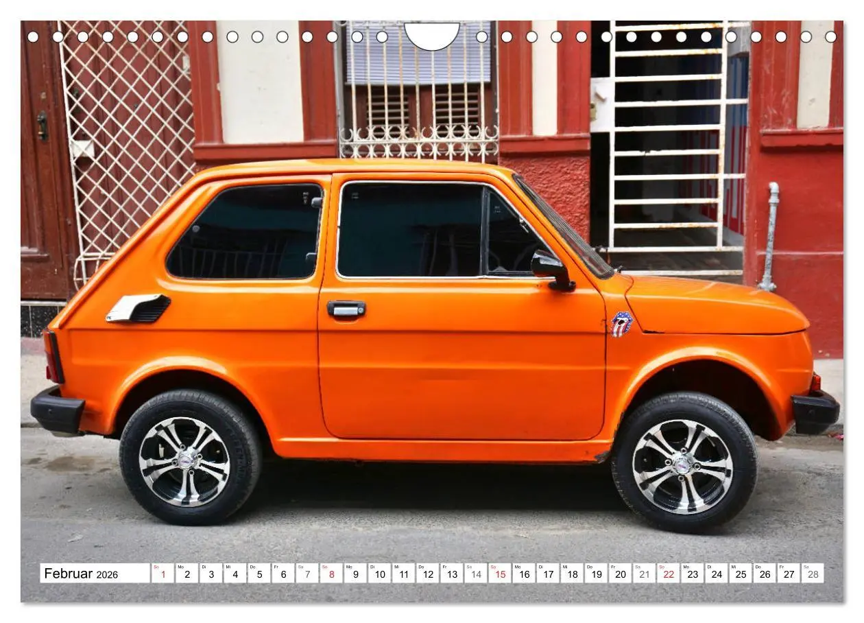 Bild: 9783457776902 | Polski Fiat 126p - Kult auf Kuba (Wandkalender 2026 DIN A4 quer),...